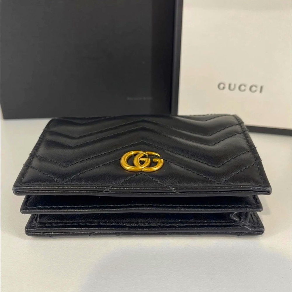 GG Marmont card case wallet
